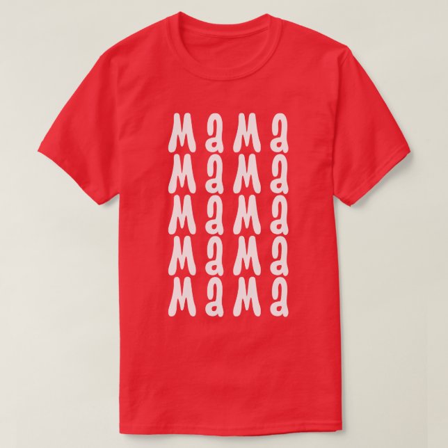 Retro Vintag Mama 12 T-Shirt (Design vorne)