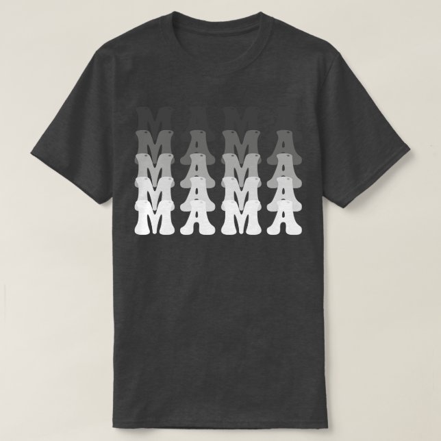 Retro Vintag Mama 13 T-Shirt (Design vorne)