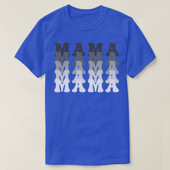 Retro Vintag Mama 16 T-Shirt (Design vorne)