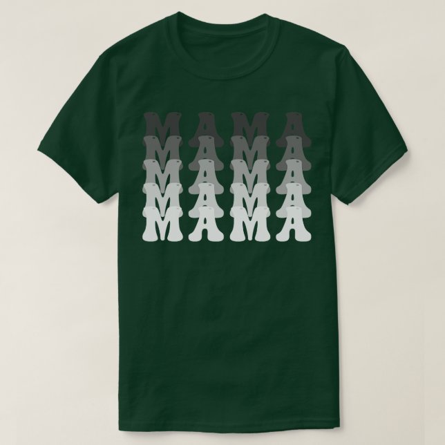 Retro Vintag Mama 16 T-Shirt (Design vorne)