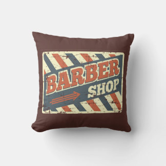 Retro Vintag Man Höhle Rustic Barber Arrow Kissen