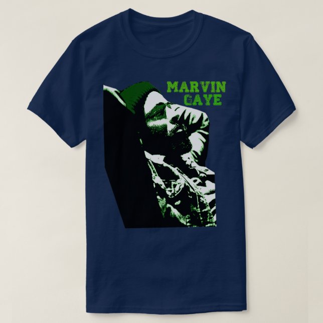 Retro Vintag Marvin Gaye T-Shirt (Design vorne)