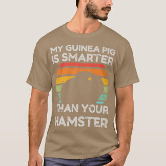 Retro Vintag Mein Guinea Schweinchen ist schlauer  T-Shirt
