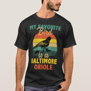 Retro Vintag Mein Lieblingsvogel ist ein Baltimore T-Shirt