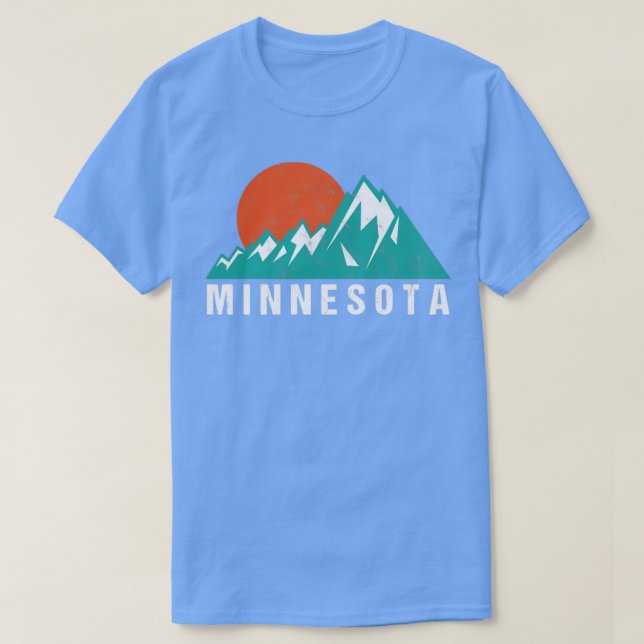 Retro Vintag Minnesota T-Shirt (Design vorne)