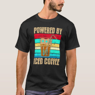 Retro Vintag mit Eistokaffee Cool vorhanden T-Shirt