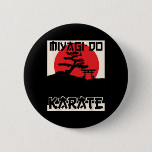 Retro Vintag Miyagi-do Karate Button