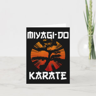 Retro Vintag Miyagi-do Karate Karte