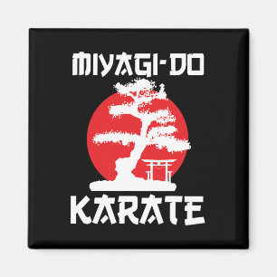 Retro Vintag Miyagi-do Karate Magnet