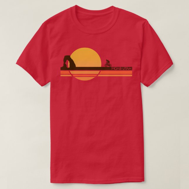 Retro Vintag Moab Utah T-Shirt (Design vorne)