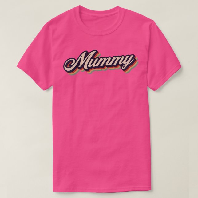 Retro Vintag Mummy T-Shirt (Design vorne)