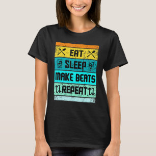 Retro Vintag Music Producer Beat Maker T-Shirt