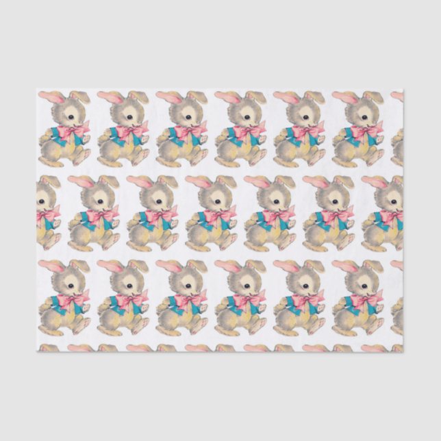 Retro Vintag Osterfest Seidenpapier (Vorderseite)