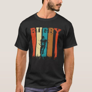 Retro Vintag Outdoor Team Sport Rugby Football P T-Shirt