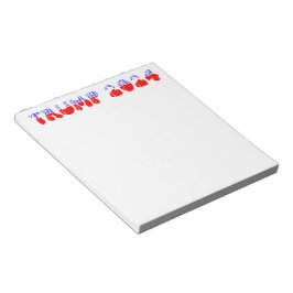 Retro Vintag Patriotic Trump 2024 Notizblock