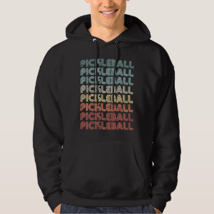 Retro Vintag Pickleball Player-Geschenk Hoodie
