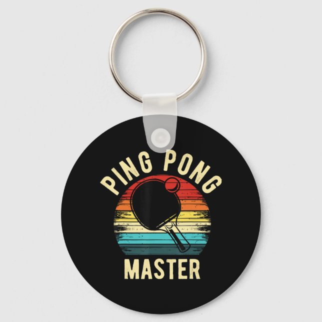 Retro Vintag PingPong Schlüsselanhänger (Vorderseite)