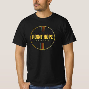 Retro Vintag Point Hope city alaska Staat 70er AK T-Shirt