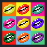 Retro Vintag Pop Art Poster<br><div class="desc">Diese Reproduktion eines Pop Art Lips Designs ist eine fantastische Retro-Idee für jede Zuhause, jedes Büro, jede Firma oder jeden Arbeitsplatz. Bitte beachten Sie: Dieses Bild wie meine anderen Bilder sind "Public Domain" Bilder und verletzen keine Urheberrechte. Vielen Dank für Ihre Unterstützung und das Anhalten bei meinem Geschäft und die...</div>