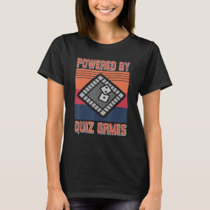 Retro Vintag Powered by Quiz Games Phantastisch pr T-Shirt