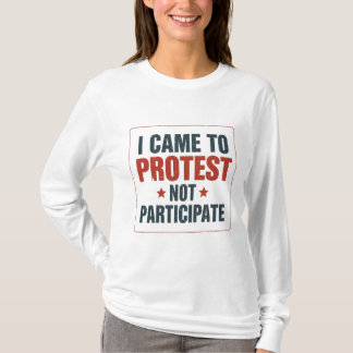 Retro Vintag Protest Grafischer T - Shirt - Fett S