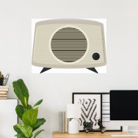 Retro Vintag Radio Mitte des Jahrhunderts Moderne 