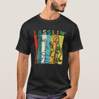 Retro Vintag Rasslin Pro Wrestling Fan T Shirt