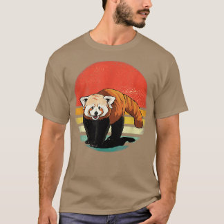 Retro Vintag Red Panda T-Shirt
