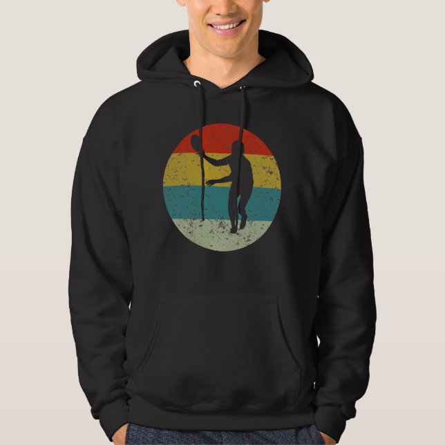 Retro Vintag Rugby Hoodie (Vorderseite)