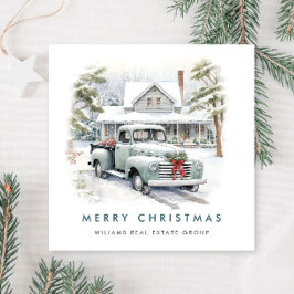 Retro Vintag Sage Farm LKW Weihnachten Unternehmen