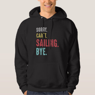Retro Vintag Sailing Yachtboot Kapitän Da Hoodie