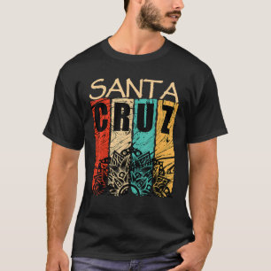 Retro Vintag Santa Cruz California Surfer T-Shirt