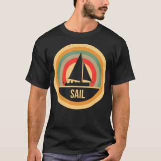 Retro Vintag Segelsport für Segler T-Shirt