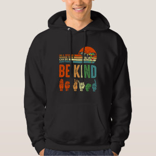 Retro Vintag Seien Sie eine Art Autismus Zeichensp Hoodie