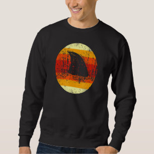 Retro Vintag Shark Fin - Hai Sweatshirt