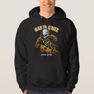 Retro Vintag Skateboard Street Wear Santa Cruz Sk Hoodie
