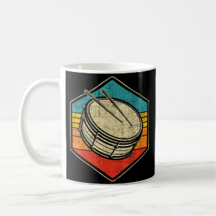 Retro Vintag Snare Drum - Marching Band Drumline Kaffeetasse