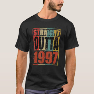 Retro Vintag Straight Outta 1997 25 Jahre alt 25 t T-Shirt