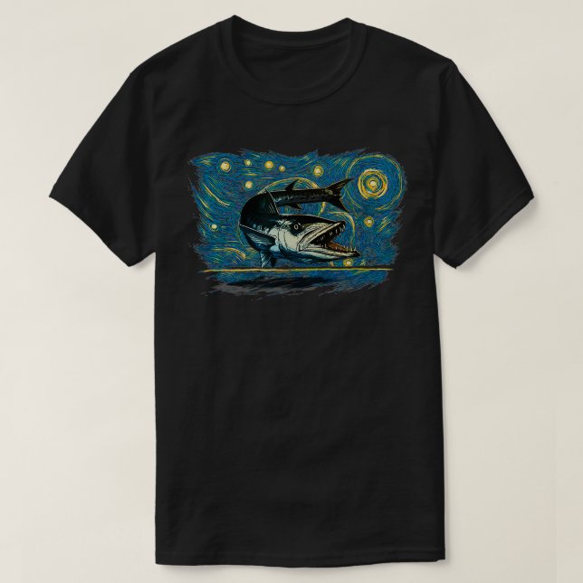 Retro Vintag Style Barracuda T-Shirt (Design vorne)