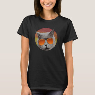 Retro Vintag Style Meine Niedliche Katze 1 T-Shirt