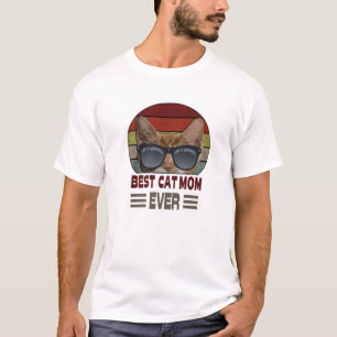 Retro Vintag Style Meine Niedliche Katze Beste Kat T-Shirt