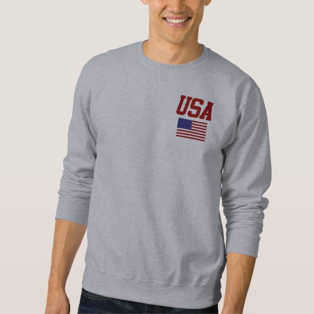 RETRO VINTAG STYLE USA SWEATSHIRT (Vorderseite)