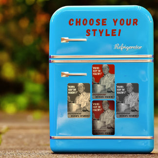 Retro Vintag Style WWII Gesunde Küche Kochen Magnet