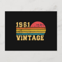 Retro Vintag Sunset 1961 Geburtstag