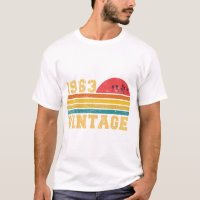Retro Vintag Sunset 1963 Geburtstag