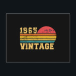 Retro Vintag Sunset 1965 Geburtstag Postkarte<br><div class="desc">Retro Vintag Sunset 1965 Geburtstag</div>