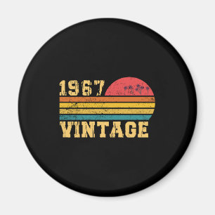 Retro Vintag Sunset 1967 Geburtstag Magnet