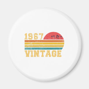 Retro Vintag Sunset 1967 Geburtstag Magnet