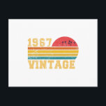 Retro Vintag Sunset 1967 Geburtstag Postkarte<br><div class="desc">Retro Vintag Sunset 1967 Geburtstag</div>