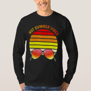 Retro Vintag Sunset Retro Sonnenbrille Hot Summer T-Shirt